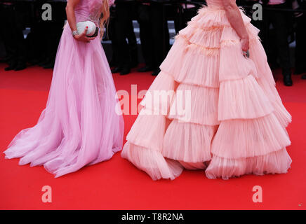 Cannes, Frankreich. 14 Mai, 2019. Gäste sind auf dem roten Teppich für die eröffnungsgala während der 72Nd Cannes Film Festival im Palais des Festivals in Cannes, Frankreich, am 14. Mai 2019 gesehen. Die 72. Filmfestspielen von Cannes wird hier vom 14. bis 25 Mai statt. Credit: Gao Jing/Xinhua/Alamy leben Nachrichten Stockfoto