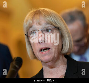 United States Senator Patty Murray (Demokrat von Washington) spricht mit den Mitteln der Capitol Hill in Washington, DC, 14. Mai 2019. Quelle: Chris Kleponis/CNP/MediaPunch Stockfoto