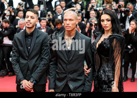 Cannes. 14 Mai, 2019. Jeremy Meeks und Gäste kommt zur Premiere von "DIE TOTEN STERBEN NICHT" während der 2019 Cannes Film Festival am 14. Mai 2019 im Palais des Festivals in Cannes, Frankreich. (Credit: Lyvans Boolaky/Image Space/Medien Punch)/Alamy leben Nachrichten Stockfoto