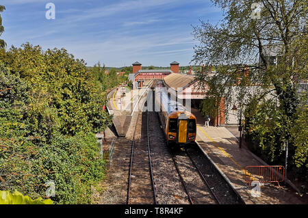 Stratford-upon-Avon Bahnhof in Warwickshire am 16. Mai 2019. Stockfoto