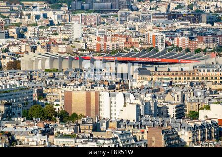 Frankreich, Paris, dem Parc des Princes und dem 16. Arrondissement (Luftbild) Stockfoto