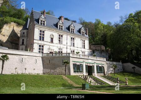 Frankreich, Indre et Loire, Loire Tal als Weltkulturerbe der UNESCO, Amboise, Schloss Amboise, Chateau Gaillard in der Nähe von Clos Lucé Stockfoto