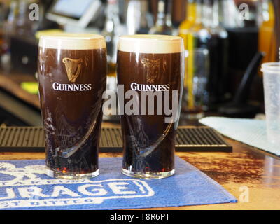 Pints Guinness Stockfoto