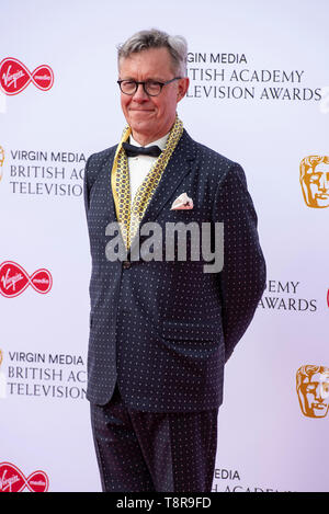 LONDON, ENGLAND - Mai 12: Alex Jennings besucht die Virgin Media British Academy Television Awards in der Royal Festival Hall am 12. Mai 2019 in Lon Stockfoto