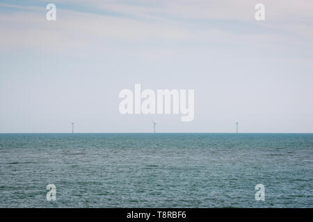 Wind auf dem Meer Stockfoto