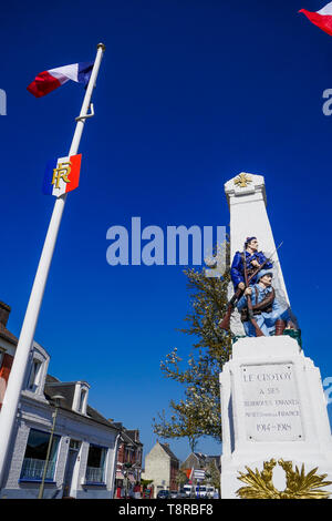 Le Crotois, Bucht der Somme, Hauts-de-France, Frankreich Stockfoto