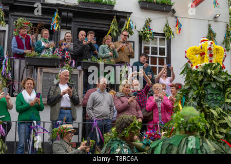 Jack in the green 2019, Hastings, East Sussex, Großbritannien Stockfoto