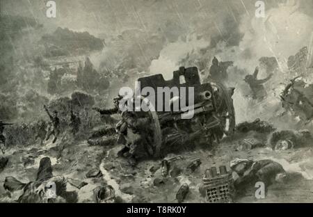 "Eine brillante Französische Angriff auf die deutsche Position in den Argonnen', (1919). Schöpfer: Unbekannt. Stockfoto