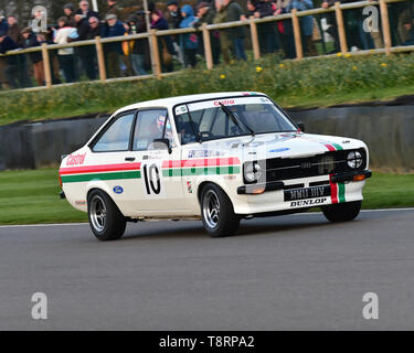 Kerry Michael, Tom Blomqvist, Ford Escort MK2 RS 2000, Gerry Marshall Trophäe, Gruppe 1 Limousine, 1970 bis 1982, 77 Mitglieder treffen, Goodwood, West Stockfoto