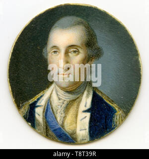 George Washington von Charles Willson Peale. George Washington (1732-1799), US-amerikanische politische Führer und Gründung Vater, der auch als erster Präsident der Vereinigten Staaten von 1789 bis 1797 gedient. Stockfoto