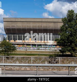 Wilna, Litauen, 14, Mai, 2019 verlassenen Palast der Konzerte und Sport in Vilnius, Litauen Stockfoto