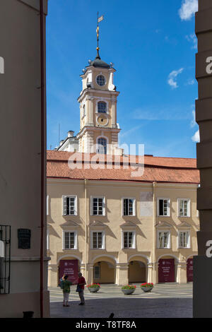 Wilna, Litauen, 14, Mai, 2019 Innenhof der Universität Vilnius Ensemble, Vilnius, Litauen Stockfoto