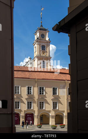 Wilna, Litauen, 14, Mai, 2019 Innenhof der Universität Vilnius Ensemble, Vilnius, Litauen Stockfoto