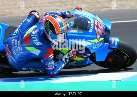 Sonntag Rennen, MotoGP Spanien Runde Stockfoto