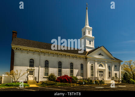 Noank Baptist Church Noank Historic District Noank, Connecticut, USA Stockfoto