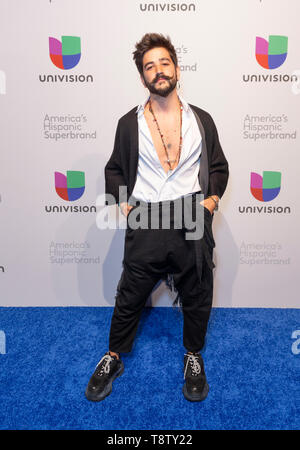 NEW YORK, NY - 13. Mai: Camilo besucht 2019 Univision Upfront im Zentrum 415 Am 13. Mai 2019 in New York City. Stockfoto