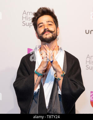 NEW YORK, NY - 13. Mai: Camilo besucht 2019 Univision Upfront im Zentrum 415 Am 13. Mai 2019 in New York City. Stockfoto