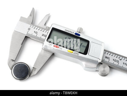 Bremssattel digital auf weißem Hintergrund digital Stockfoto