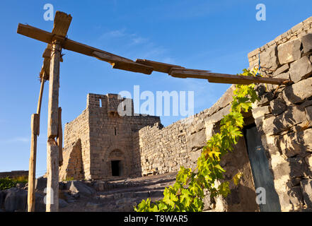 Castillo del Desierto Al-Azraq. Jordanien, Oriente Medio Stockfoto