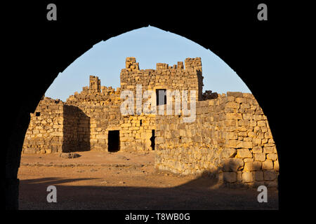 Castillo del Desierto Al-Azraq. Jordanien, Oriente Medio Stockfoto