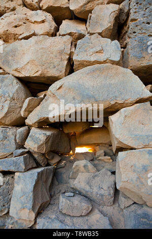 Castillo del Desierto Al-Azraq. Jordanien, Oriente Medio Stockfoto