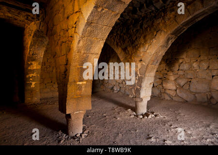 Mezquita. Castillo del Desierto Al-Azraq. Jordanien, Oriente Medio Stockfoto