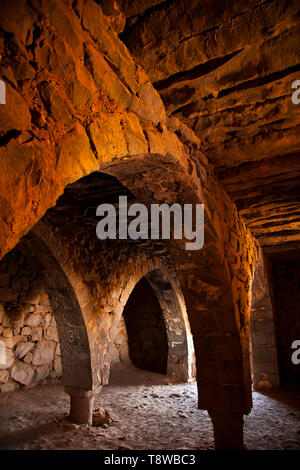 Mezquita. Castillo del Desierto Al-Azraq. Jordanien, Oriente Medio Stockfoto