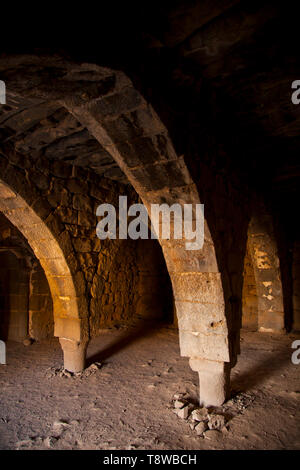 Mezquita. Castillo del Desierto Al-Azraq. Jordanien, Oriente Medio Stockfoto