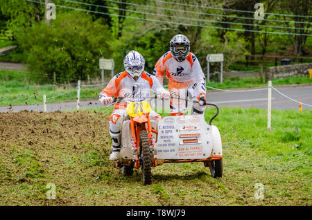 Dalway Bawn Motocross, Moto-X, Event, 16. April 2011, Carrickfergus, County Antrim, Großbritannien Stockfoto