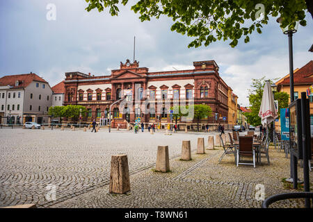 WEIMAR, Deutschland - ca. April 2019: Goethe Plaza von Weimar in Thüringen, Deutschland Stockfoto