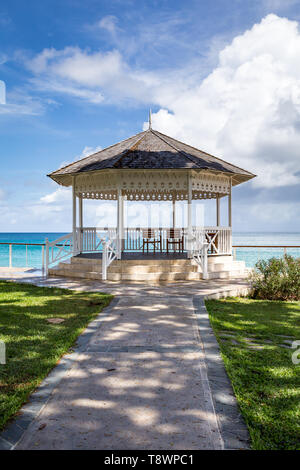 Strand Pavillon auf St. Lucia in der Karibik Stockfoto