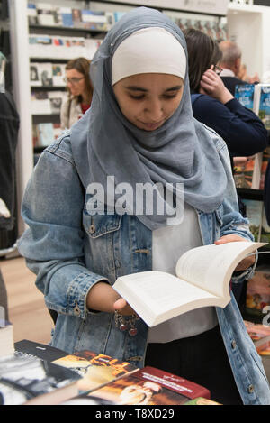 Turin, Piemont, Italien. 9. Mai, 2019. Turin, Italy-May 9, 2019: Einweihung der Turiner Buchmesse. Credit: Stefano Guidi/ZUMA Draht/Alamy leben Nachrichten Stockfoto