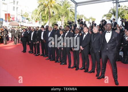 Les Miserables gegossen, 2019 CANNES Stockfoto