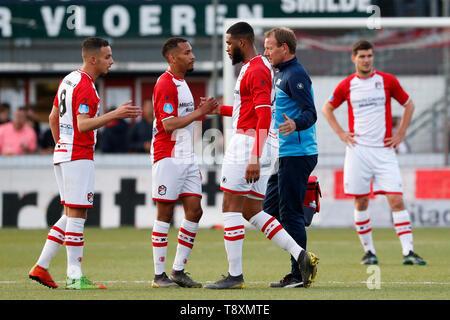 EMMEN, 15-05-2019, Saison 2018 - 2019, niederländische Eredivisie, inure Jafar Arien während des Spiels FC Emmen - FC Groningen Stockfoto