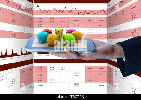 Online Investment Konzept Stockfoto