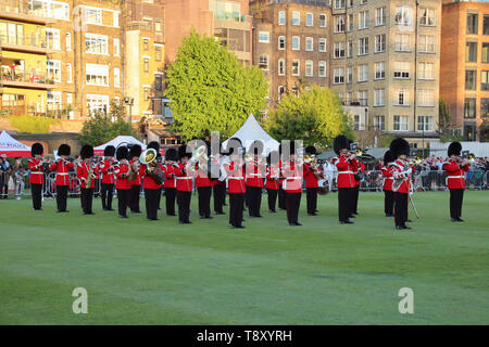 Band der Honourable Artillery Company Honourable Artillery Company - Jährliche Offener Abend, Finsbury Kaserne, London, UK, 14. Mai 2019, Foto von Ric Stockfoto