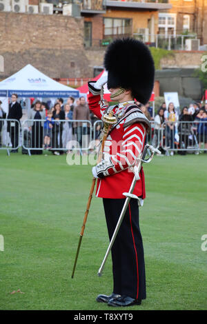 Band der Honourable Artillery Company Honourable Artillery Company - Jährliche Offener Abend, Finsbury Kaserne, London, UK, 14. Mai 2019, Foto von Ric Stockfoto