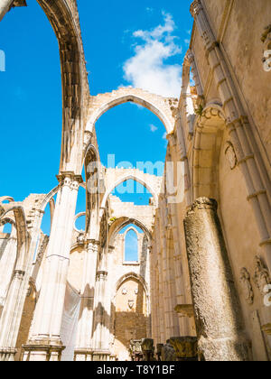 Kloster Unserer Lieben Frau vom Berge Karmel, Convento do Carmo in Lissabon Stockfoto