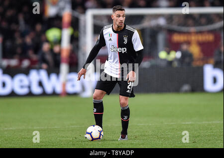 Mattia De Sciglio von Juventus Turin in der Serie A Match zwischen Roma und Juventus Turin, Stadio Olimpico, Rom, Italien Am 12. Mai 2019. Stockfoto