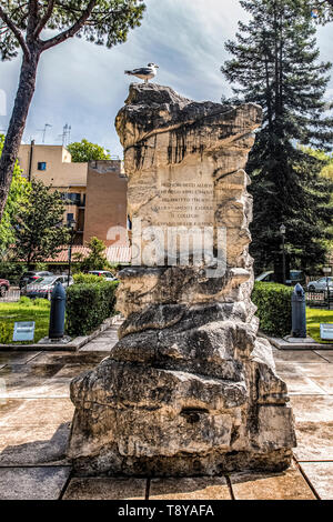 Denkmal für den Sieg in den Garten des Palazzo Salviati, heute das Centro Alti Studi della Difesa, in Rom, Italien Stockfoto