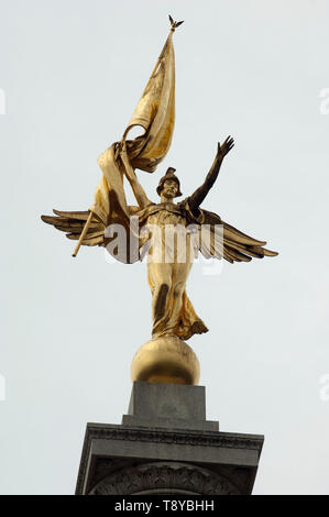 Sieg Statue auf der ganzen Welt Krieg ich Memorial, Washington, DC. Digitale Fotografie Stockfoto