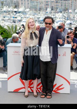 ELLE FANNING, ALEJANDRO INARRITU SCHAUSPIELERIN & DIRECTOR JURY FOTOAUFTRAG. 72 ND Filmfestspiele von Cannes, Cannes, Frankreich, 14. Mai 2019 DJC 8892 MITGLIED DER JURY UND PRÄSIDENT DER JURY Stockfoto