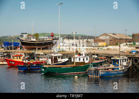 Fischereihafen in Irland Stockfoto