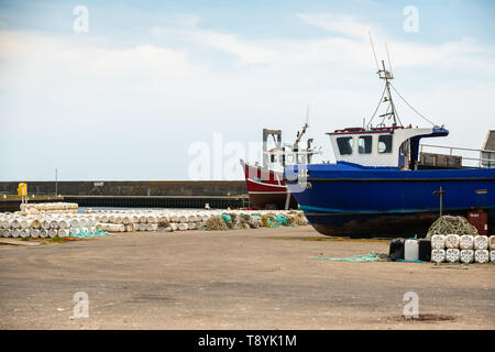 Fischerei Boot am Hafen - Irland Stockfoto