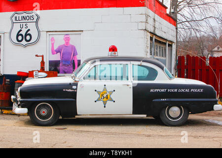 Am Straßenrand Anziehung, Route 66 Stockfoto