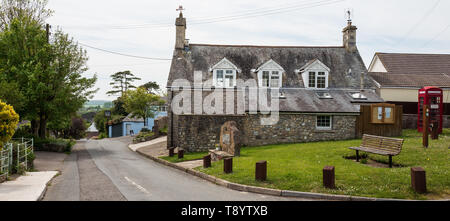 Blick auf Colwinston, Wales, Village Stockfoto