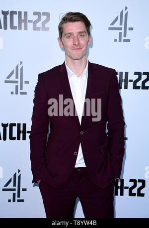 Ian Toner an der Catch-22 UK Premiere, bei Vue Cinema Westfield, London statt. Stockfoto