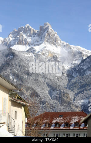 Les Aiguilles de Warens. / Les Aiguilles de Warens. Haute-Savoie. Frankreich. Stockfoto