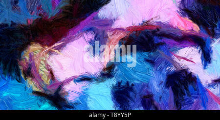Abstrakte zeitgenössische Hintergrund. Aquarell Textur muster. Ölmalerei Stil. Lager. Digital Design Impressionismus Kunst. Hand gezeichnet künstlerischen. Ar Stockfoto