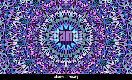 Farbenfrohe abstrakte Dschungel Garten mandala Muster Geometrie wallpaper Stock Vektor